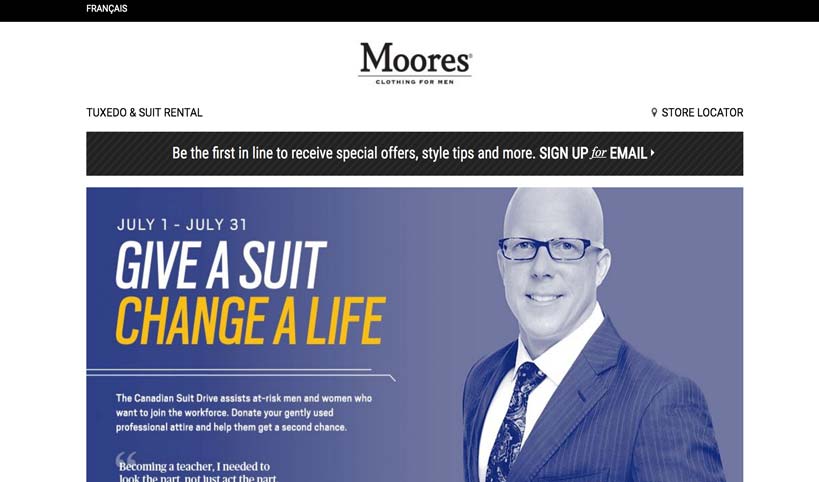 Moores Suits Canada