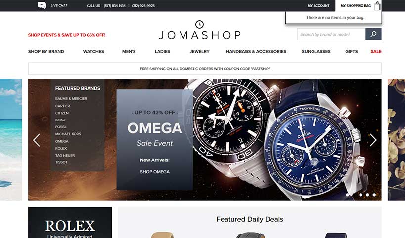 Jomashop watches