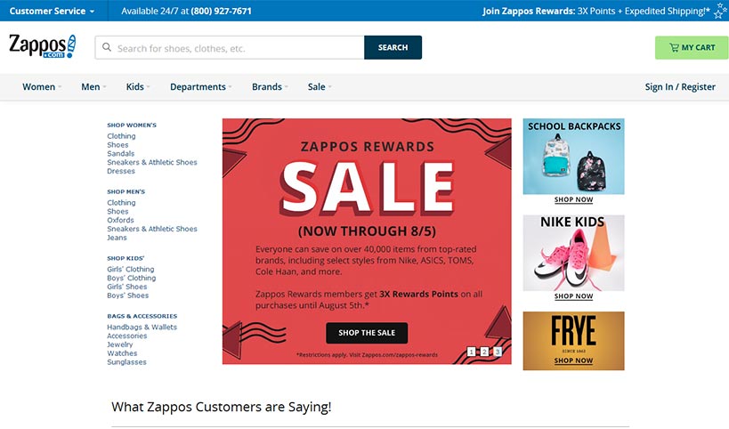 Zappos Footwear