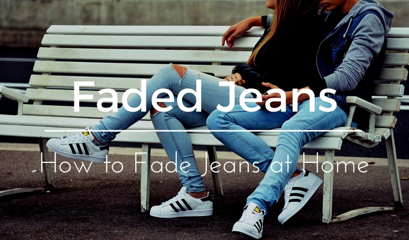 faded knees on jeans